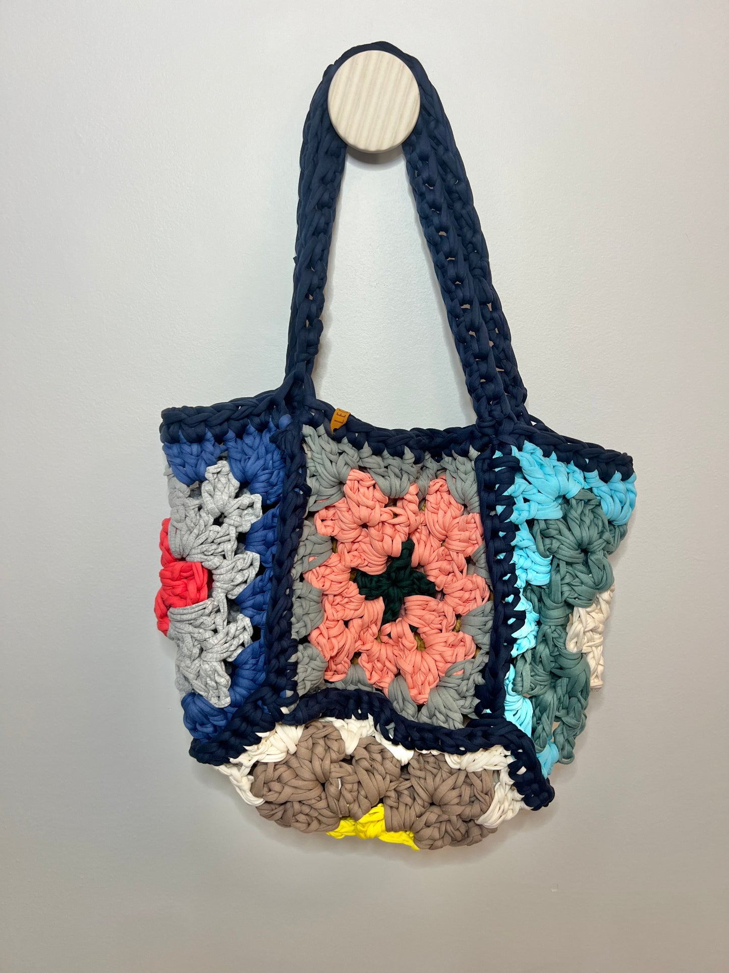 Handmade Granny Square Tote