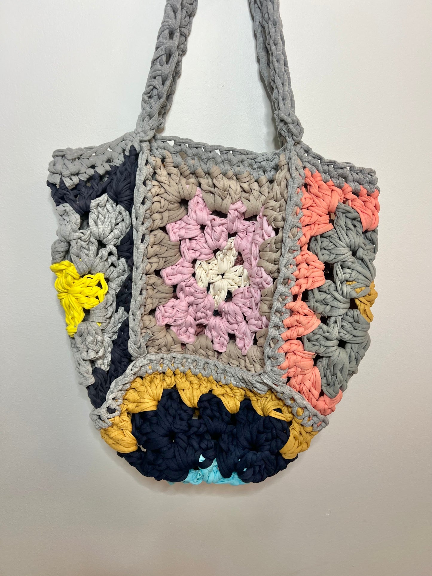 Handmade Granny Square Tote