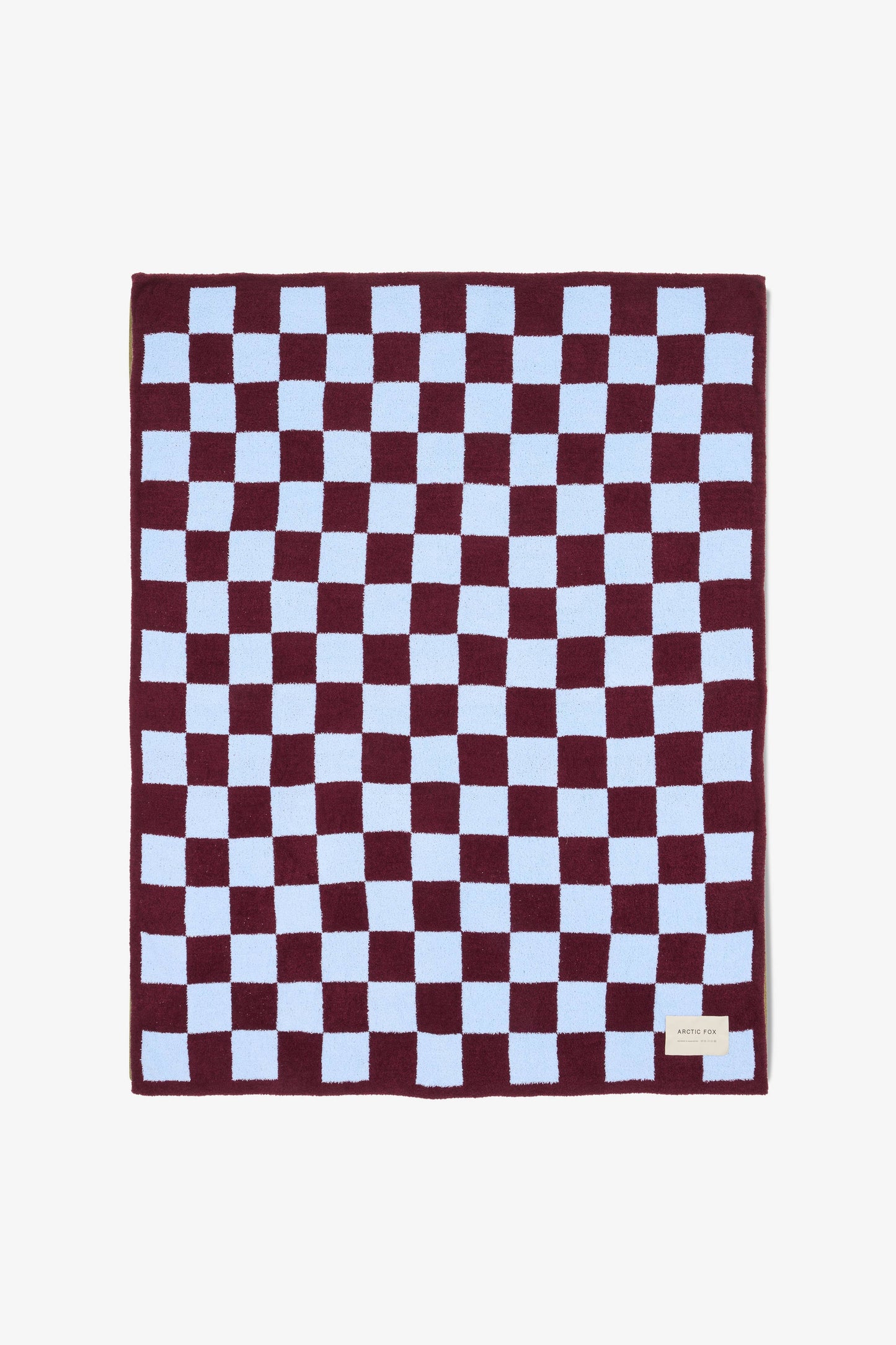 100% Recycled Throw | Blue Check