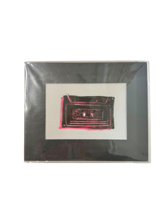 Matted Art Print | Retro Cassette Tape