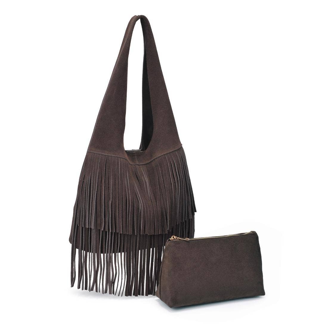 Bohemian Fringe Handbag | Hazelnut