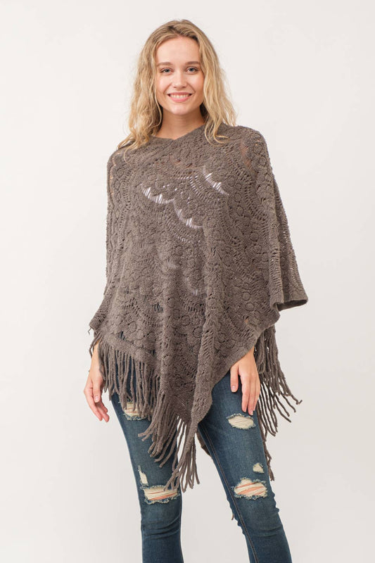 Poncho | Grey