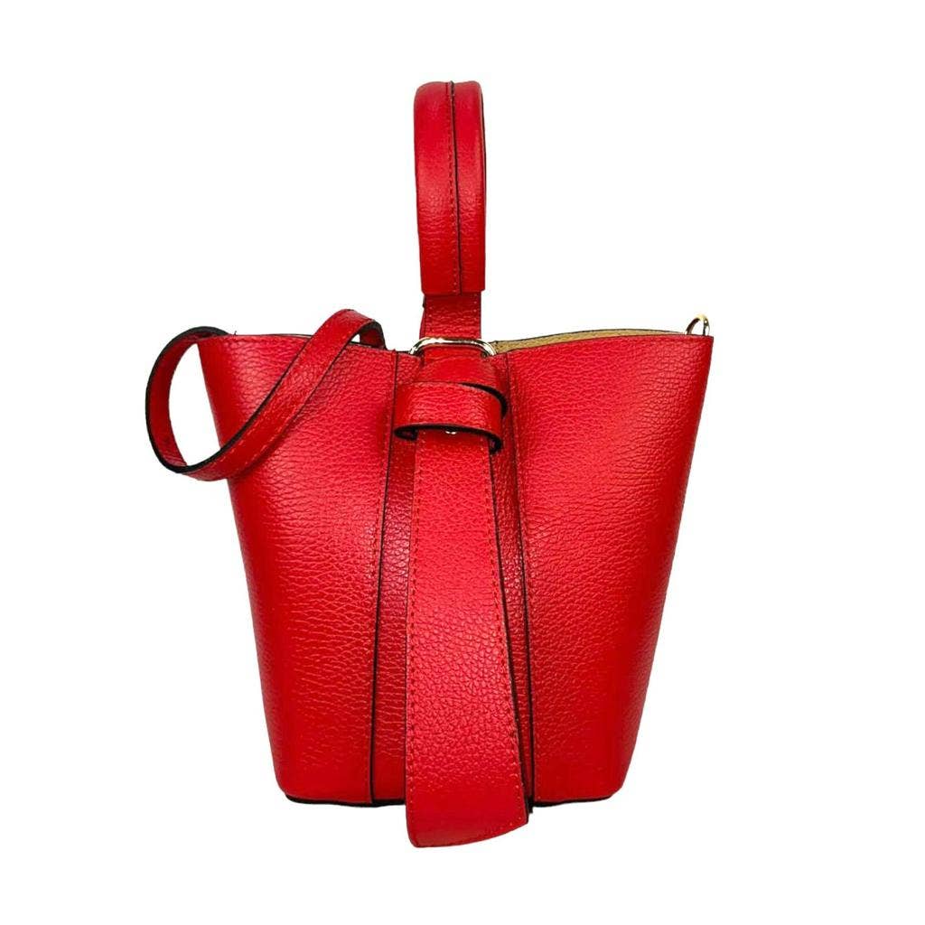 Leather Tote Handbag with Changing Bag | Nude