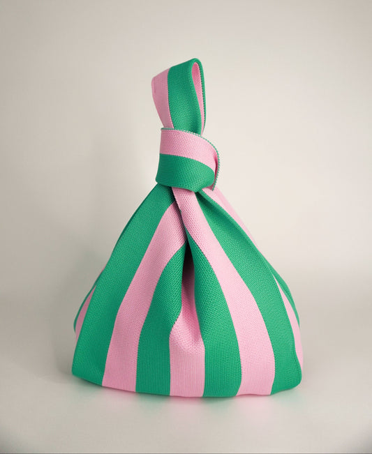 The Original Green & Pink Handbag: Medium
