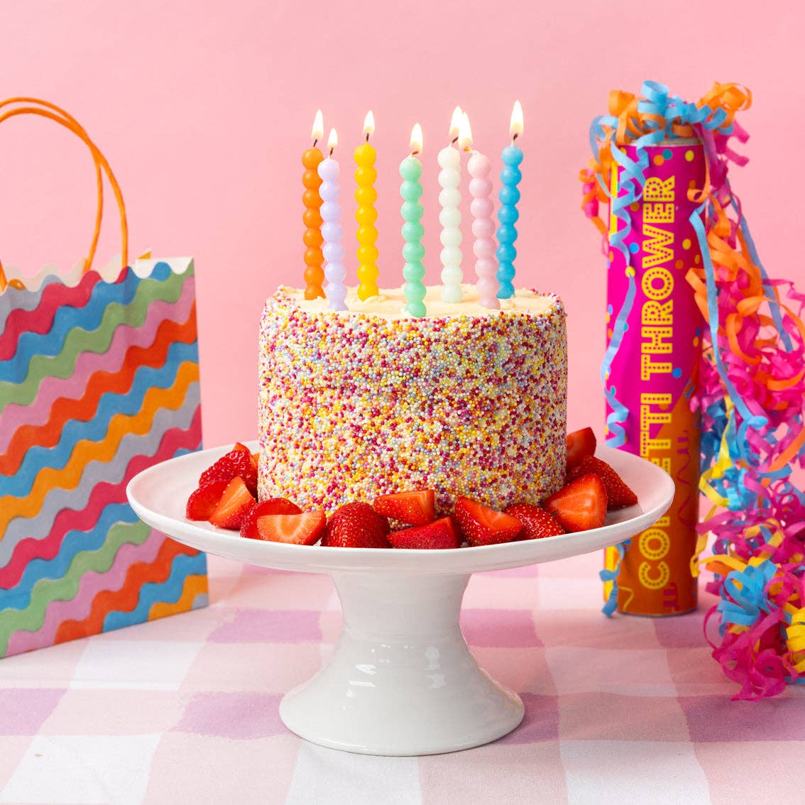 Colorful Bobble Candles