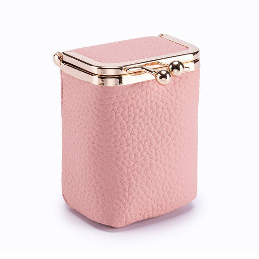 Leather Pocket Wallet | Pink