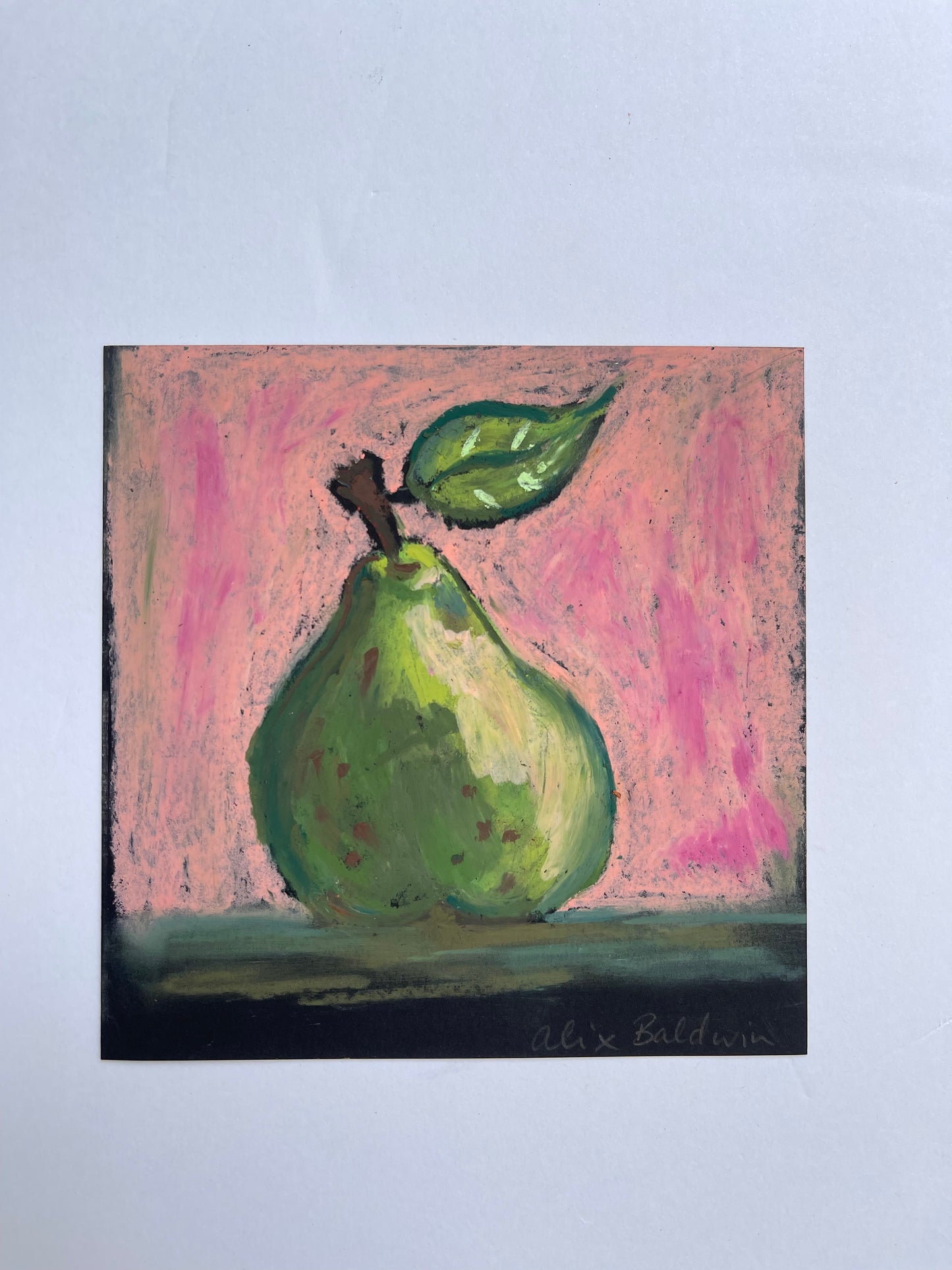 Artwork | Square oil pastel 5x5 IV