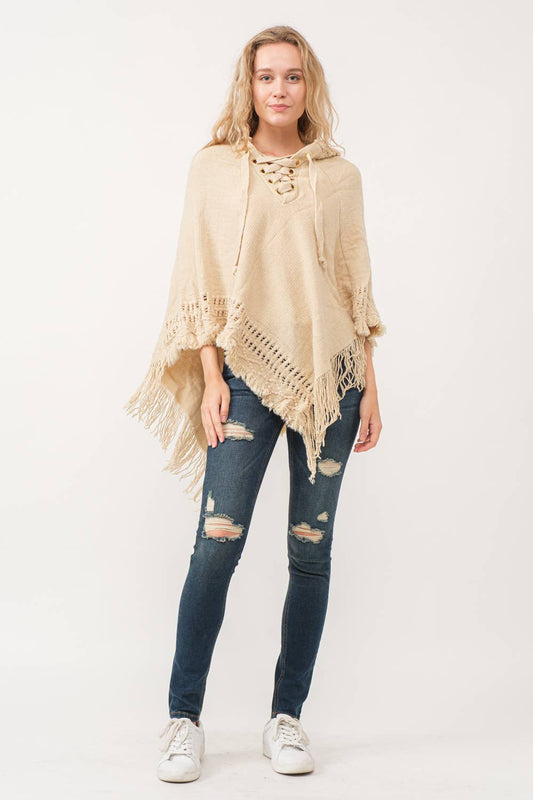 Poncho | Cream