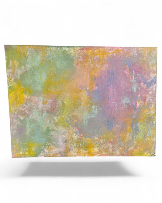 Original Abstract Painting | Sunlit Field | 48" x 36"