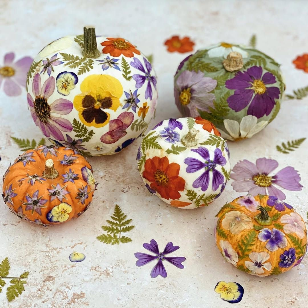 Boho House Community Craft | Floral Pumpkins | September 30th