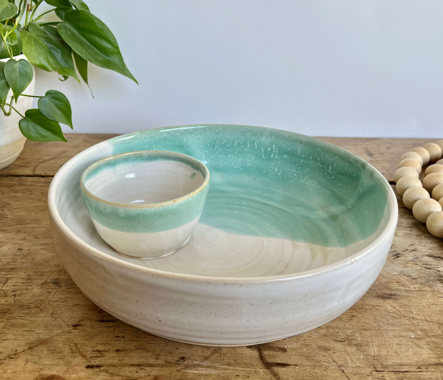 Chip And Dip Bowl | Large | White