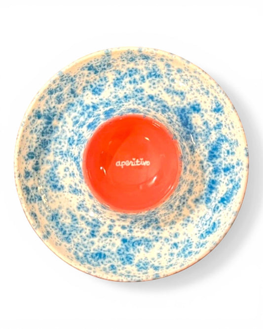 Hand Painted Aperitivo Platter | Italian Clay Chip & Dip