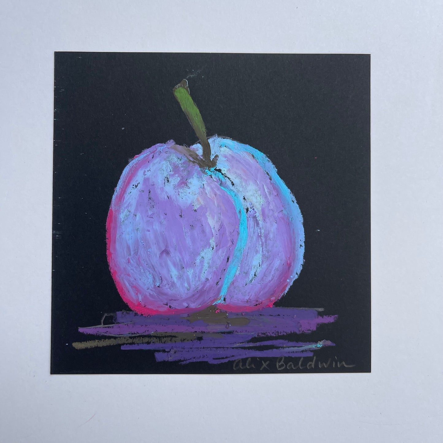 Artwork | Square oil pastel 5x5 II