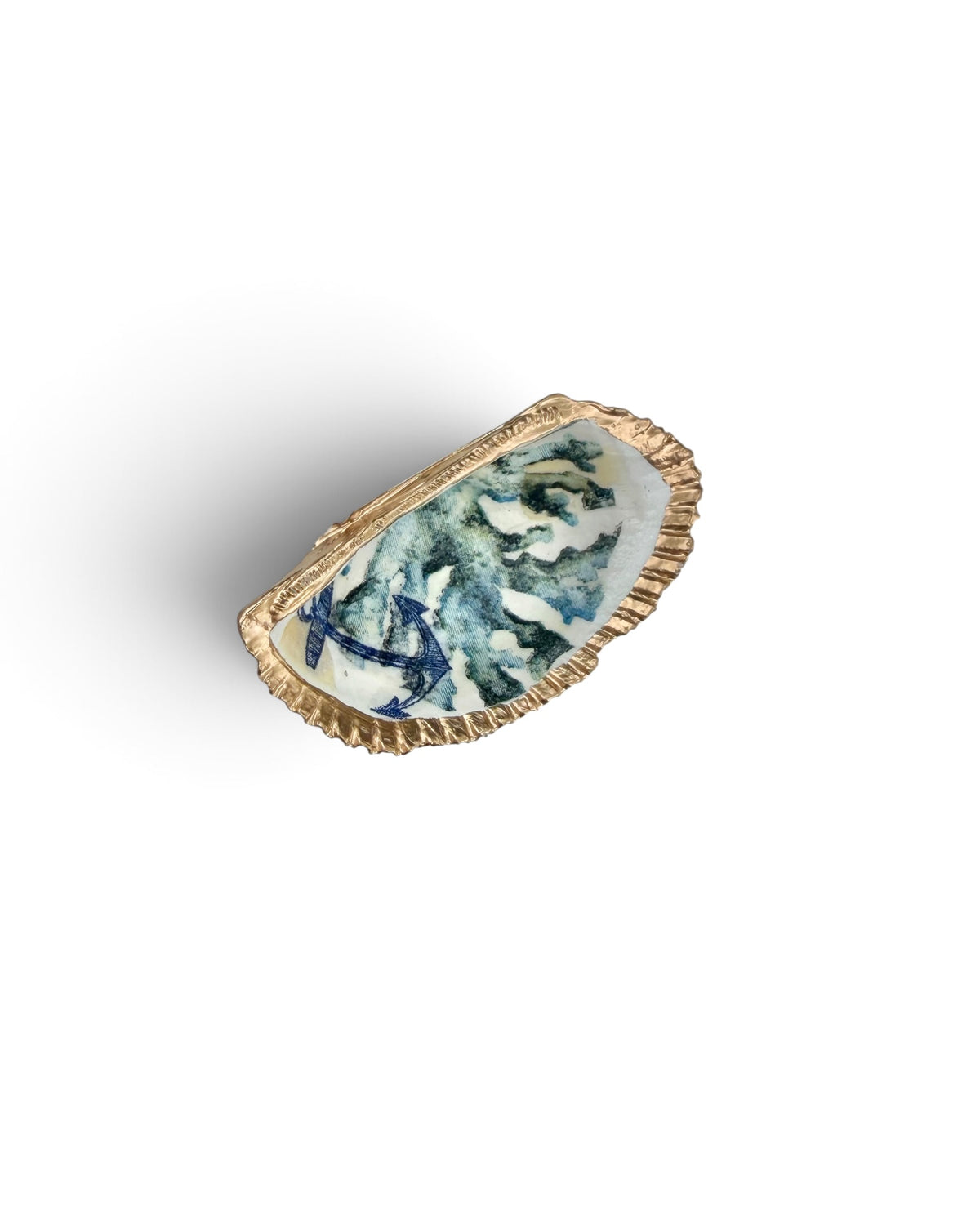 Original Art | Mini Mollusk Shell Babies | Blue