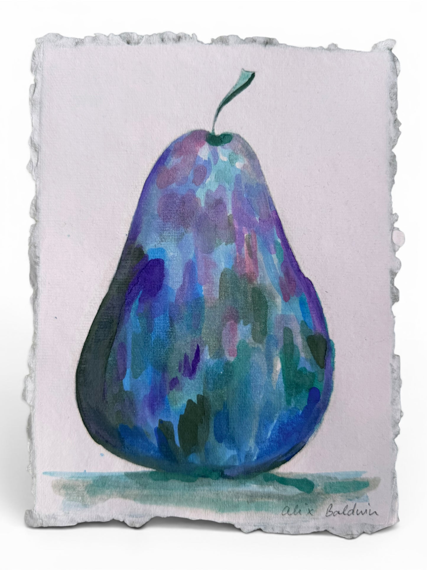 Artwork |  Pear Gouache IV