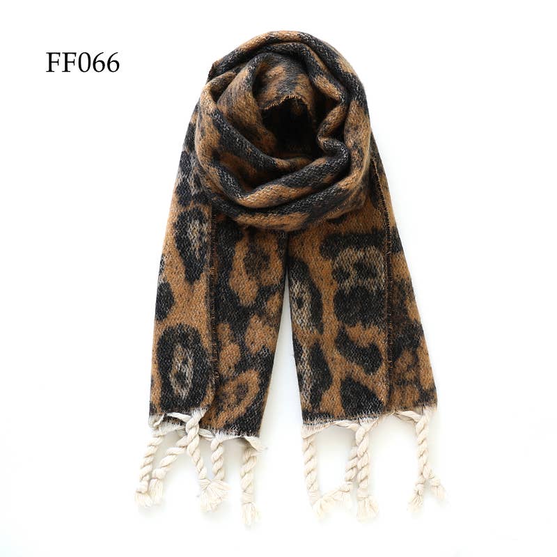 Scarf | Brushed Leopard