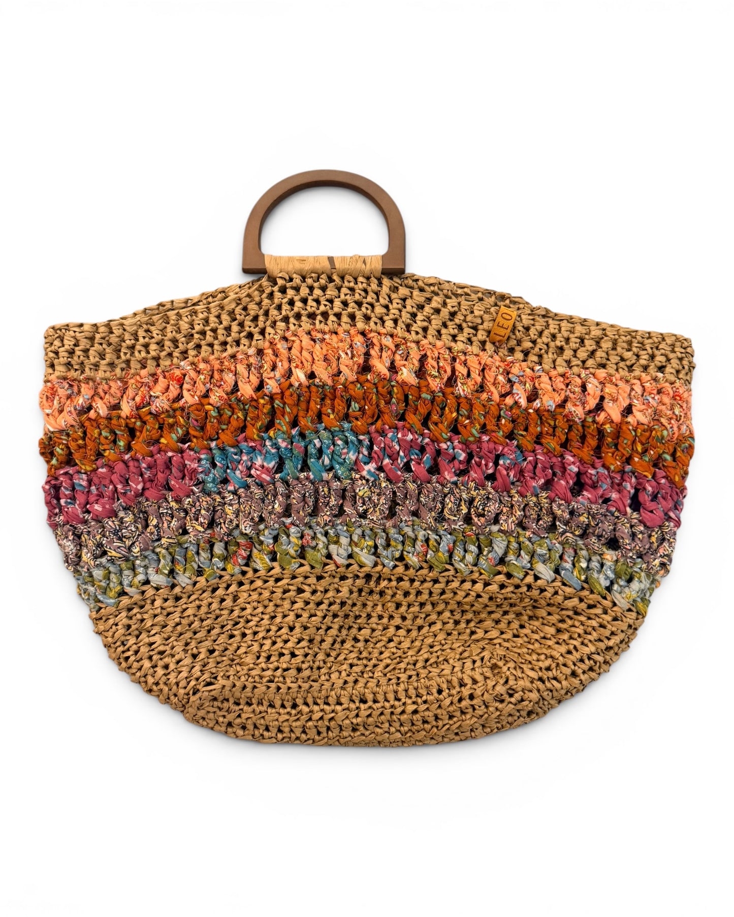 Handwoven Raffia Tote Bag