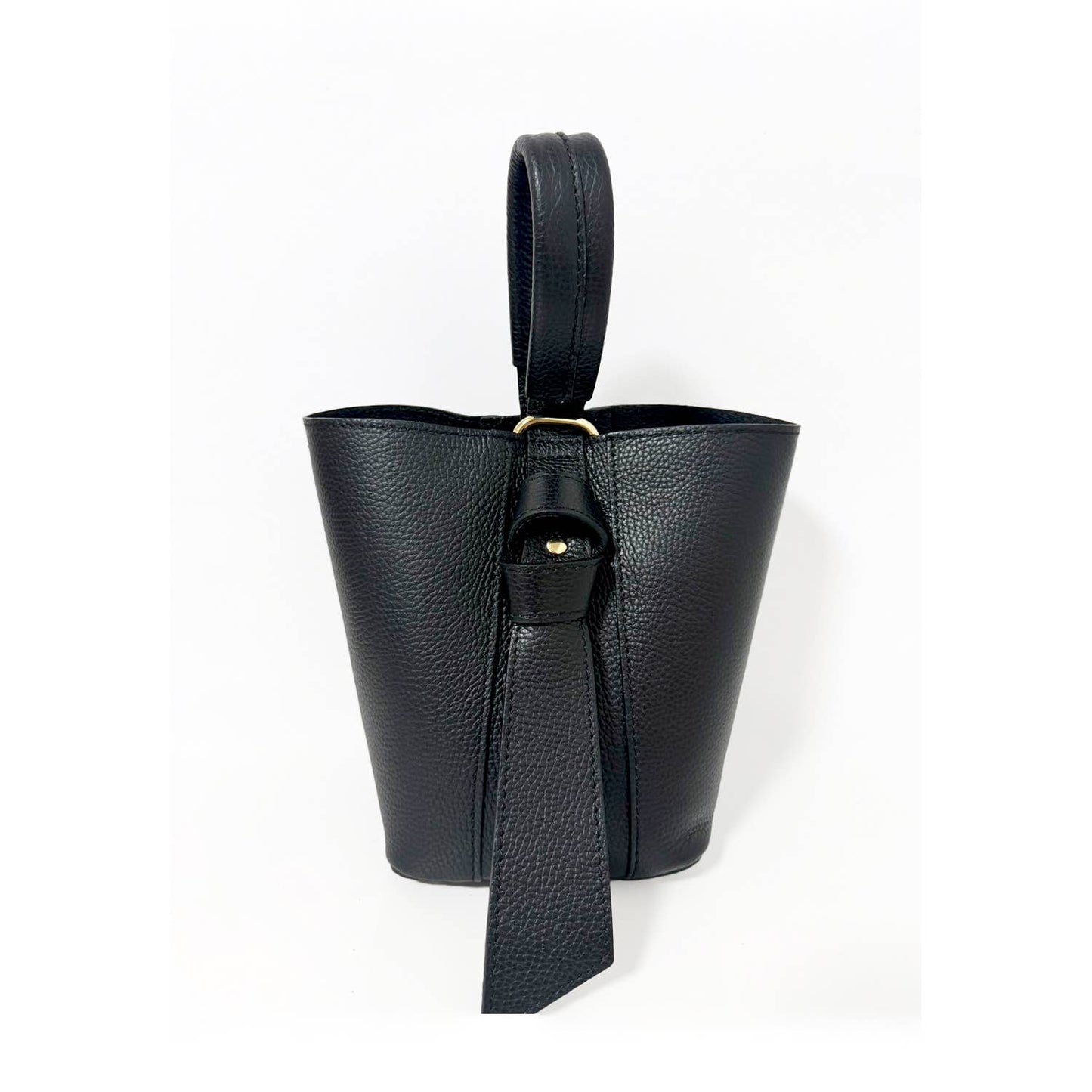 Italian Leather Convertible Handbag | Peanut