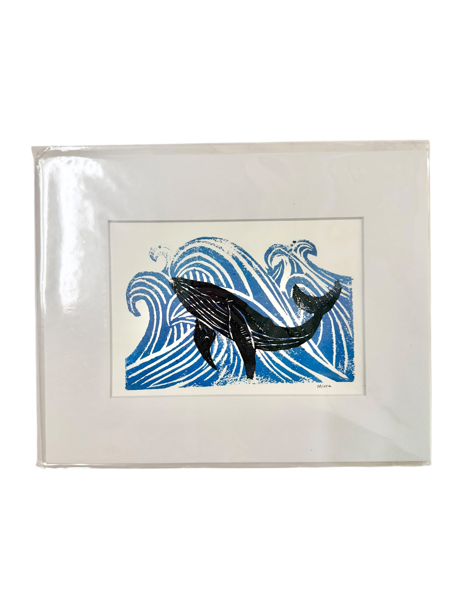 Matted Art Print | Sea Creatures
