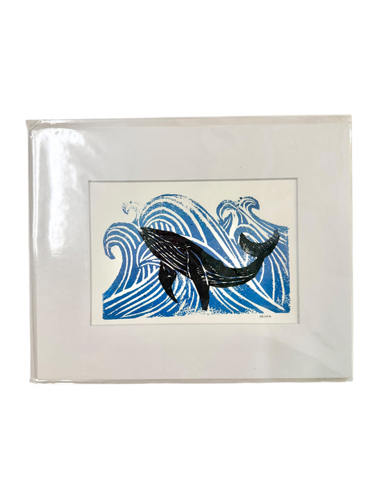 Matted Art Print | Sea Creatures