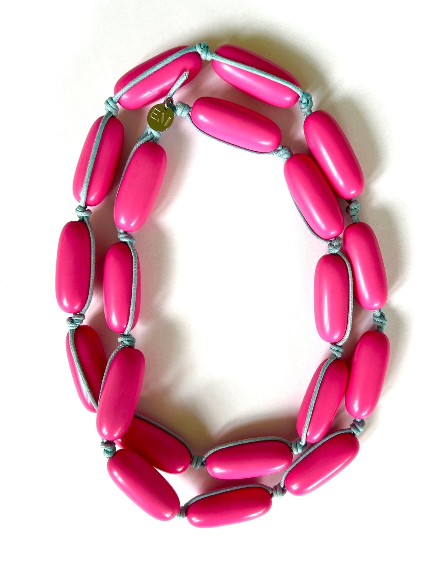 Color Pop Bead Necklace | Strawberry Sangria
