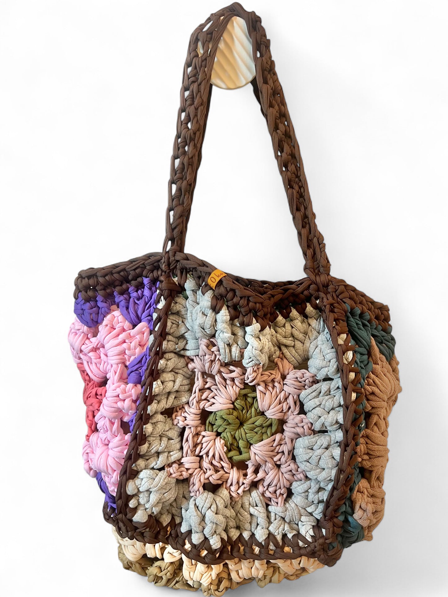 Handmade Granny Square Tote