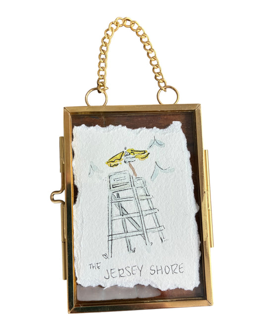 Original Watercolor Artwork | Lifeguard Stand 1