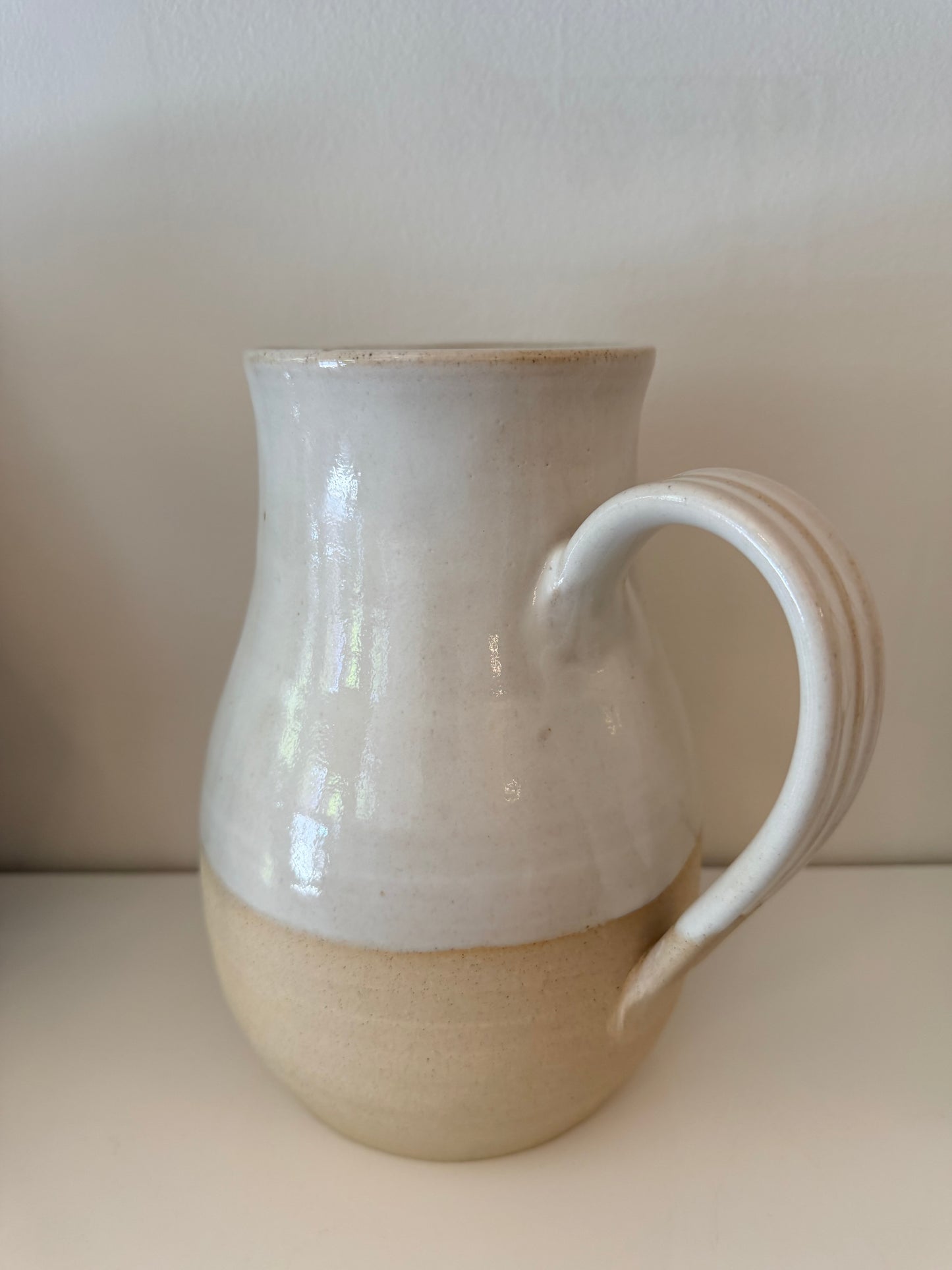 Classic Ceramic Pitcher | White