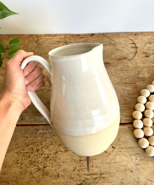 Classic Ceramic Pitcher | White