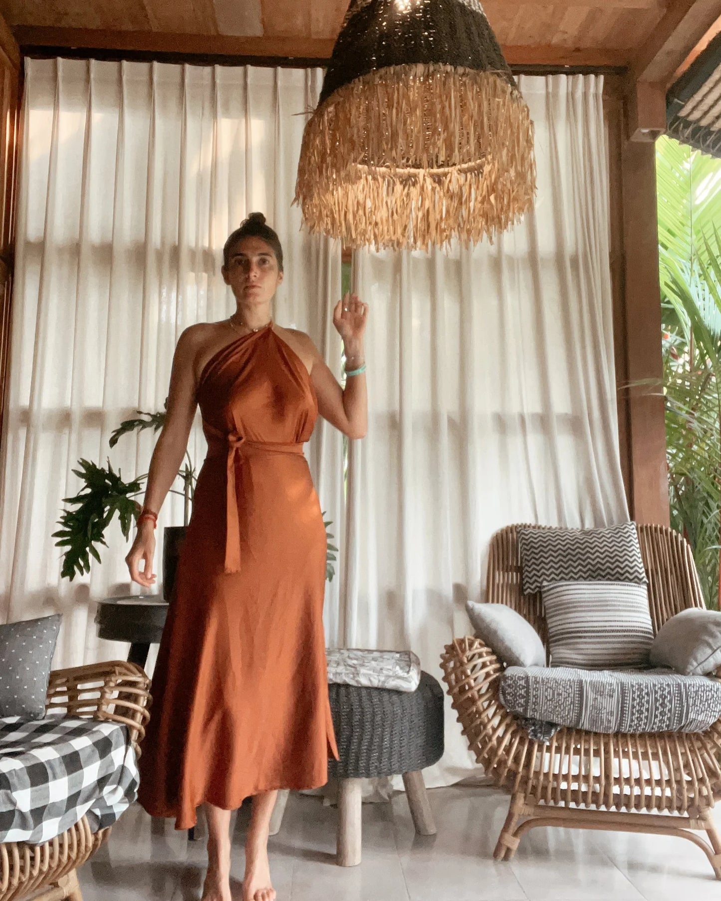 Ulu Wrap Skirt | Siena Satin