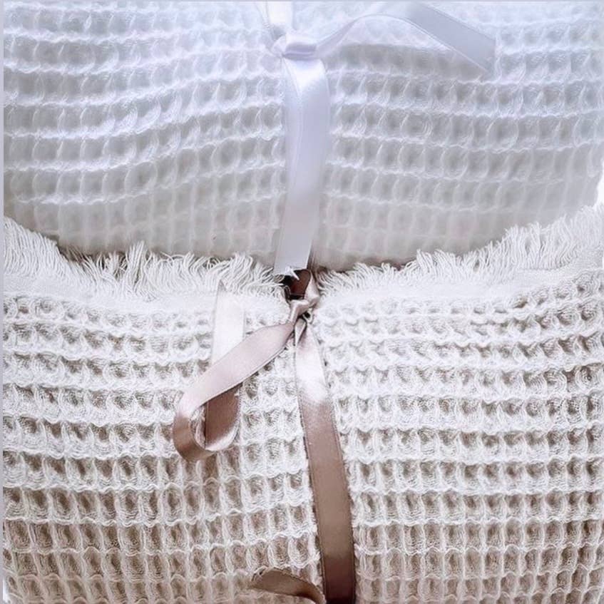 Turkish Cotton Blanket | Mustard