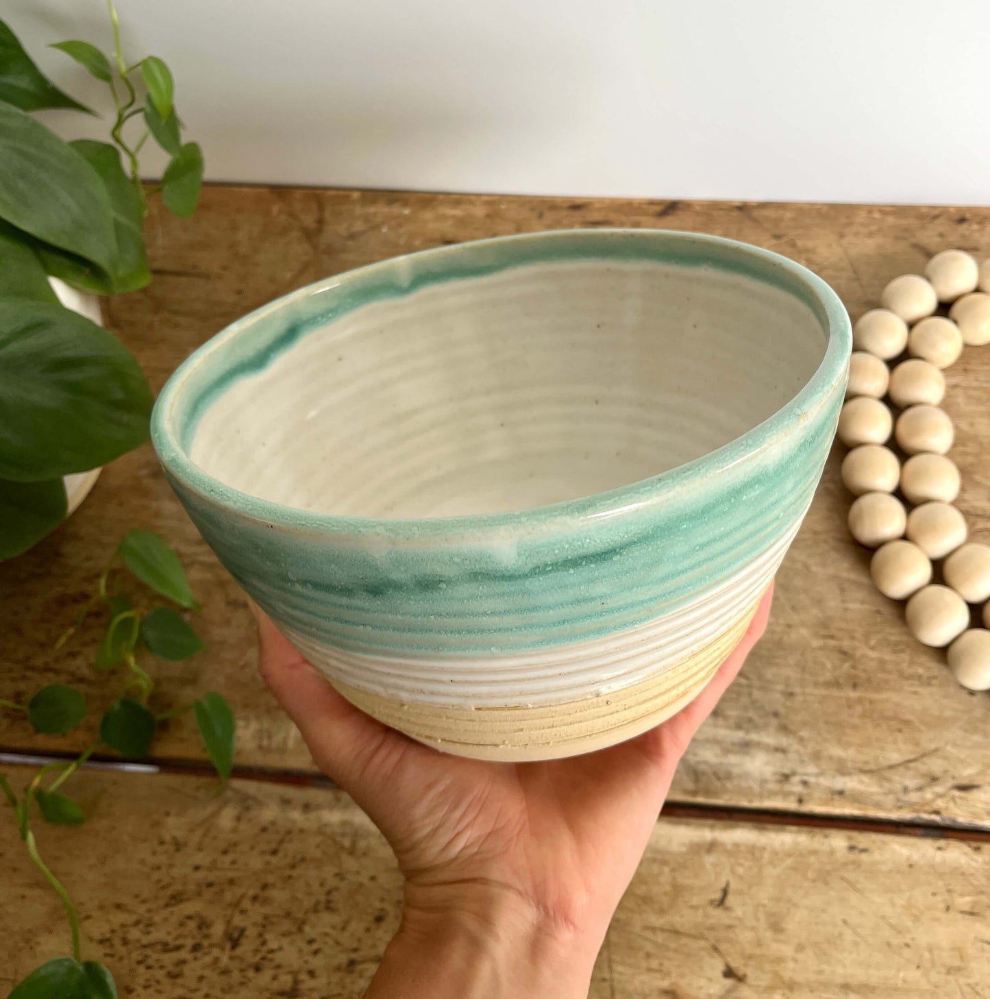 Small Ceramic Serving Bowl | White