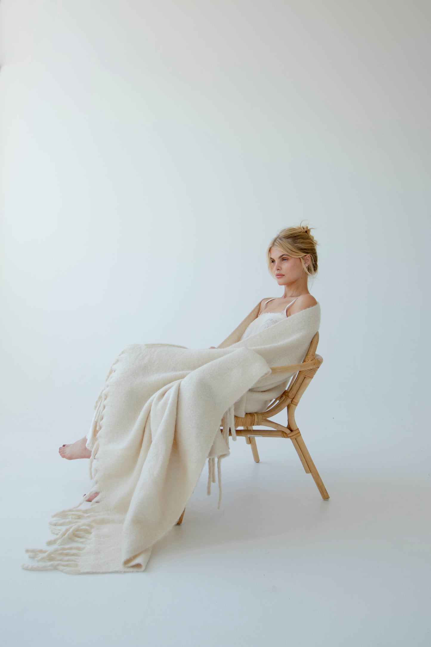 100% Recycled Throw | Pebble Beige