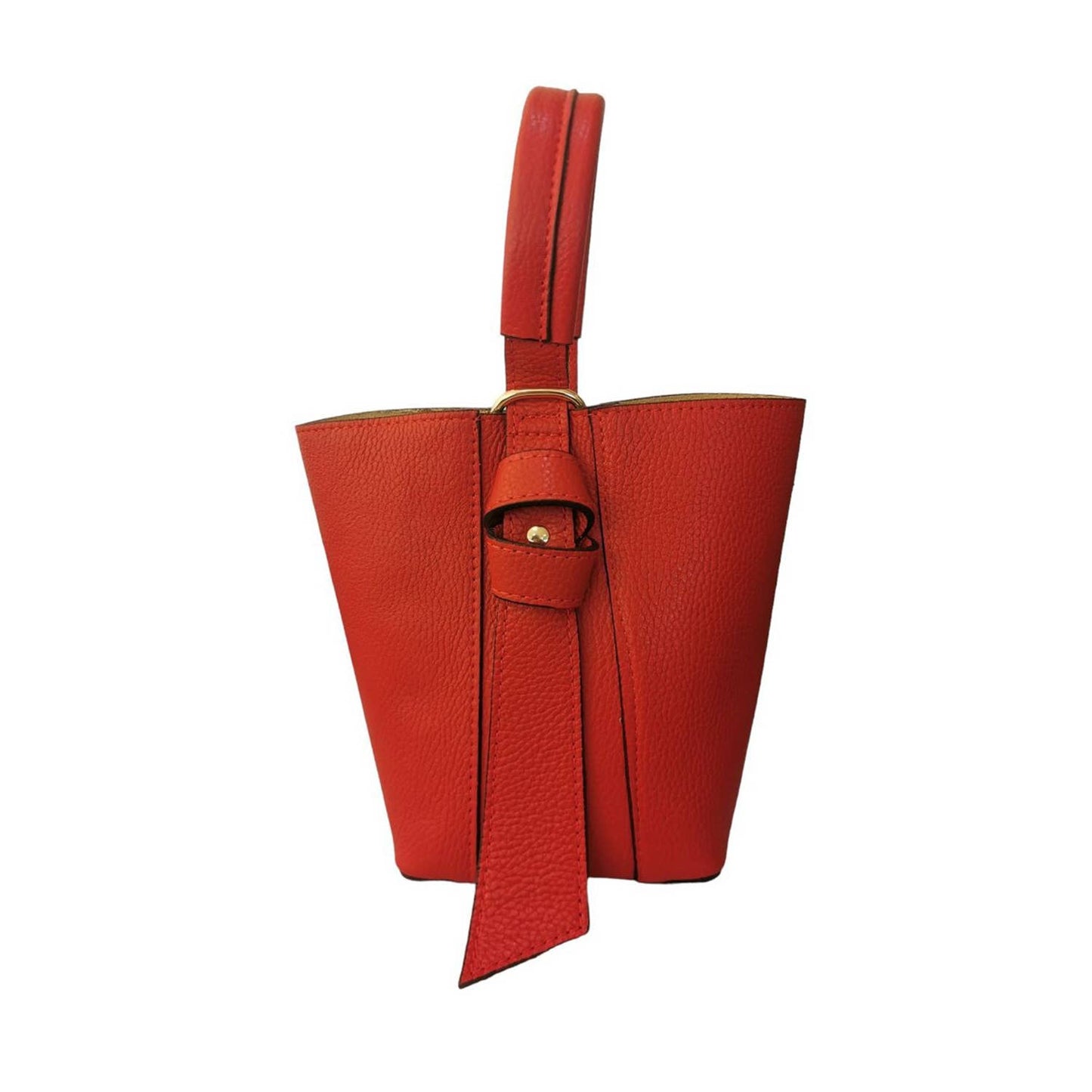 Italian Leather Convertible Handbag | Khaki