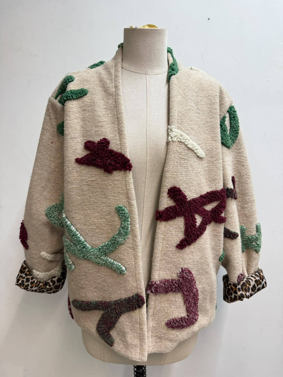 Textured Appliqué Jacket
