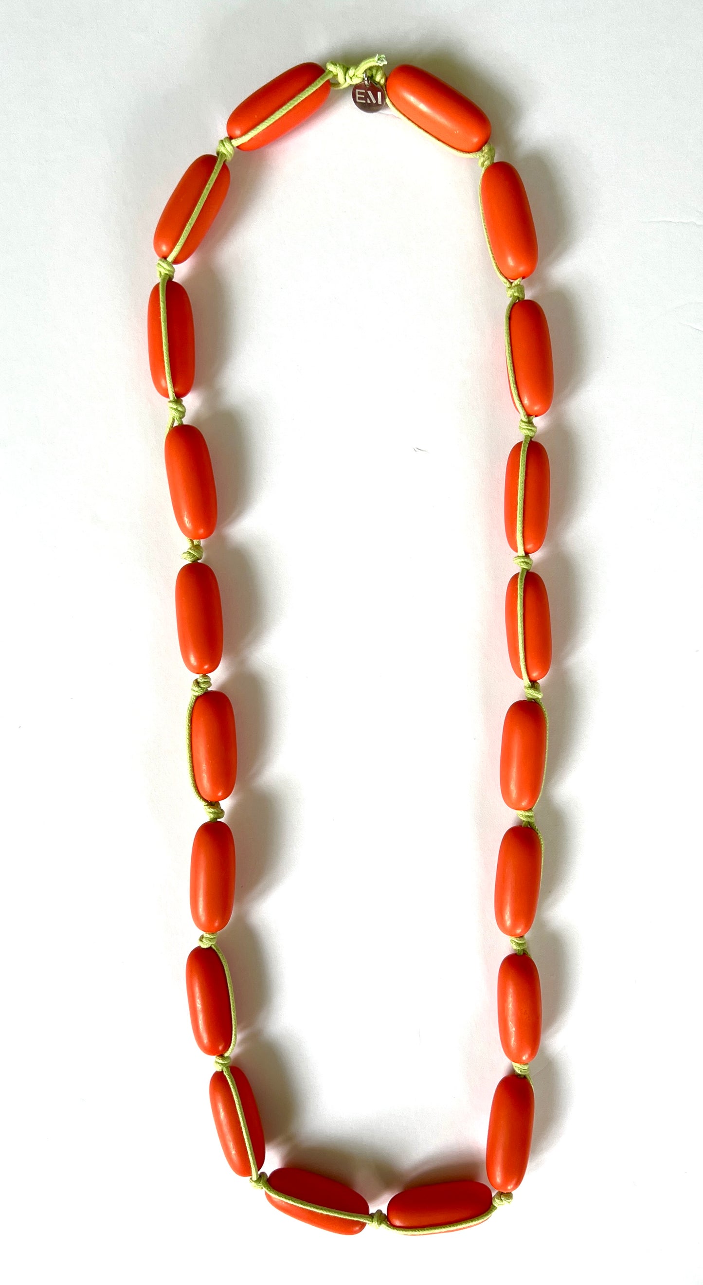 Color Pop Bead Necklace | Aperol Spritz