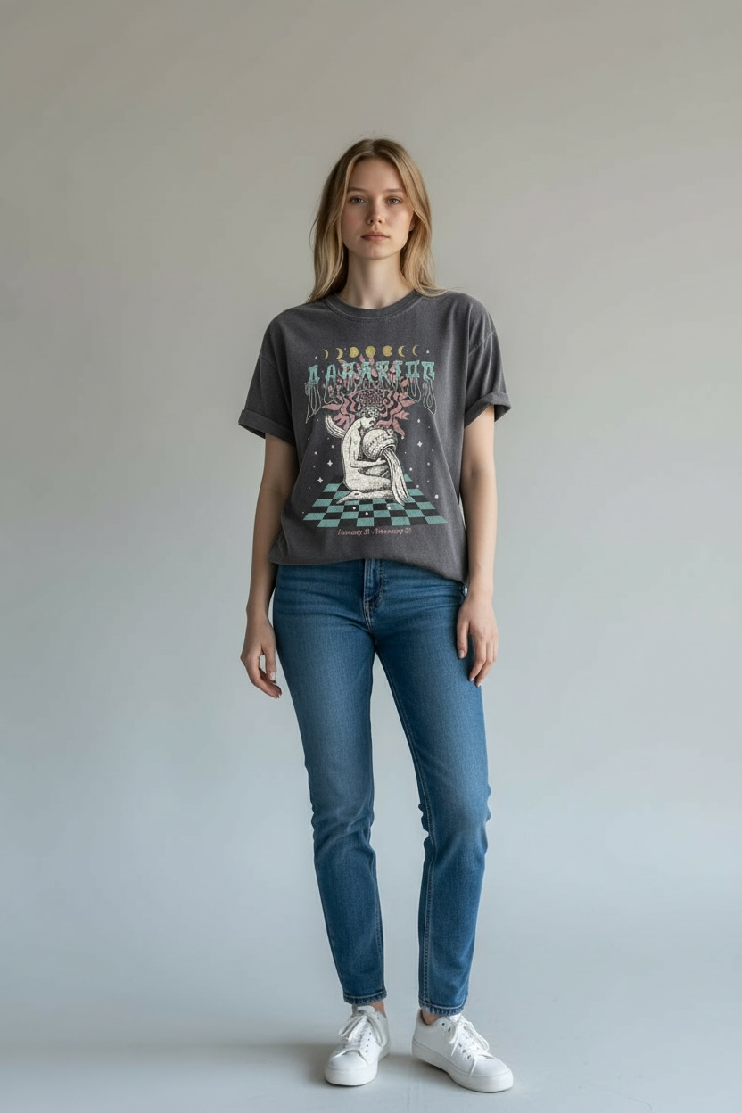 Aquarius Graphic Tee | Astrology Collection