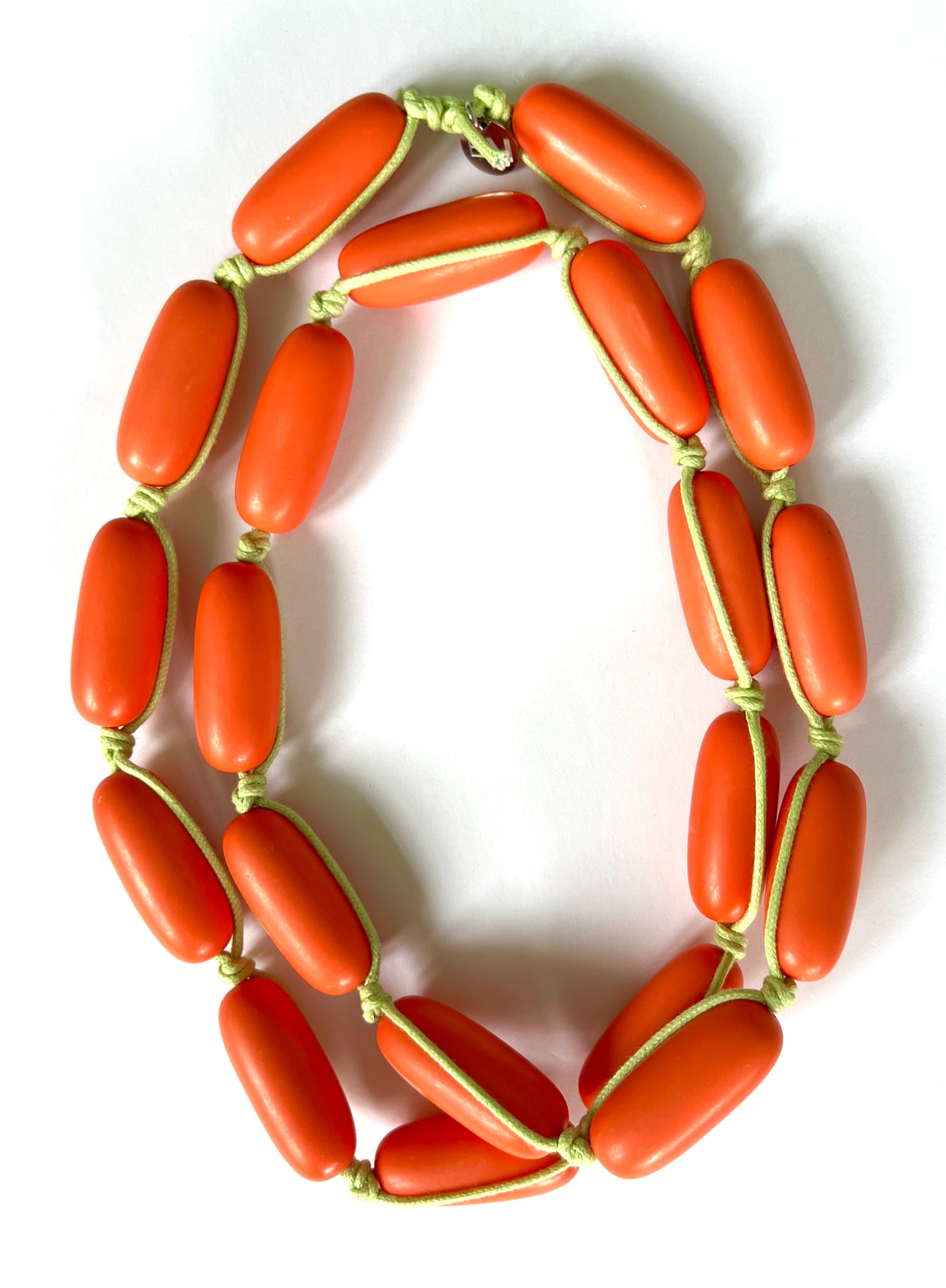 Color Pop Bead Necklace | Aperol Spritz