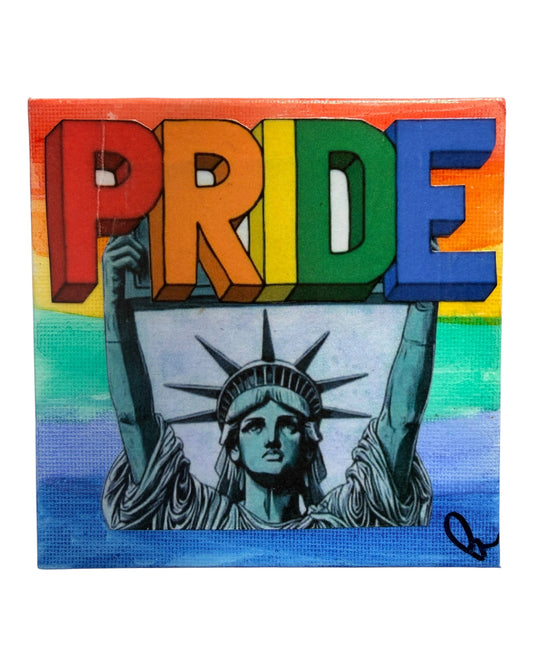 Big Pride | Mixed Medium Collage on Canvas
