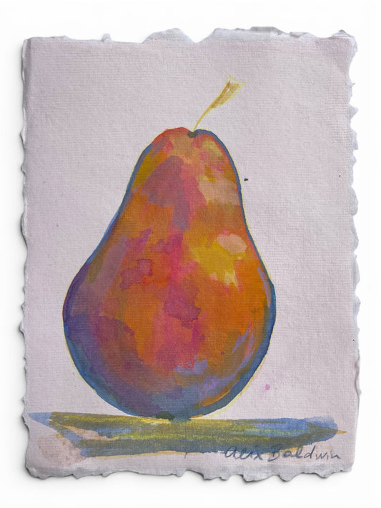 Artwork |  Pear Gouache VII