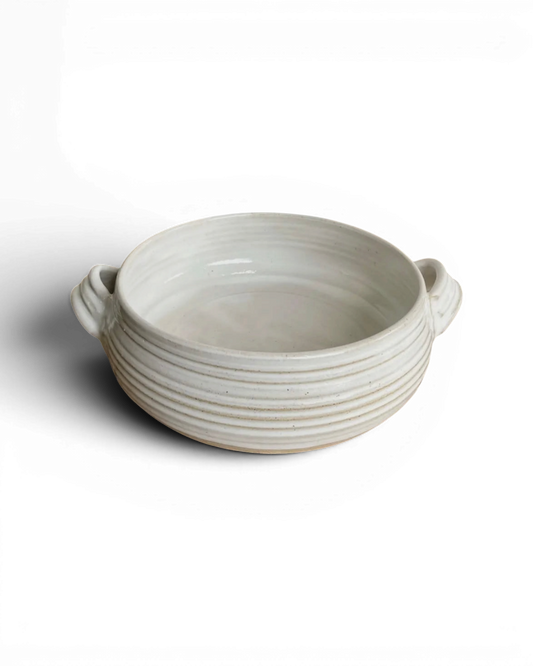 Ceramic Deep Baker | White