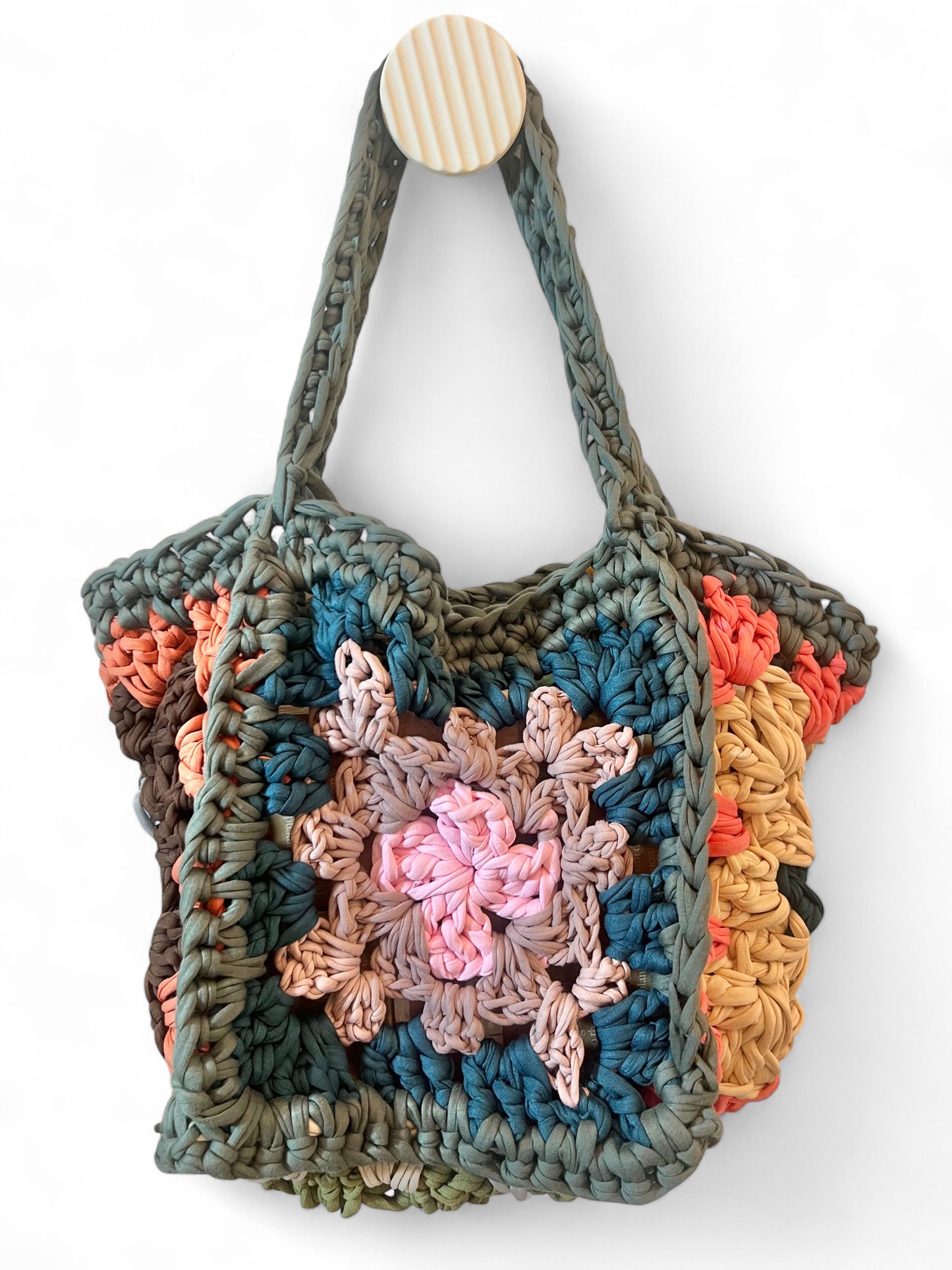 Handmade Granny Square Tote