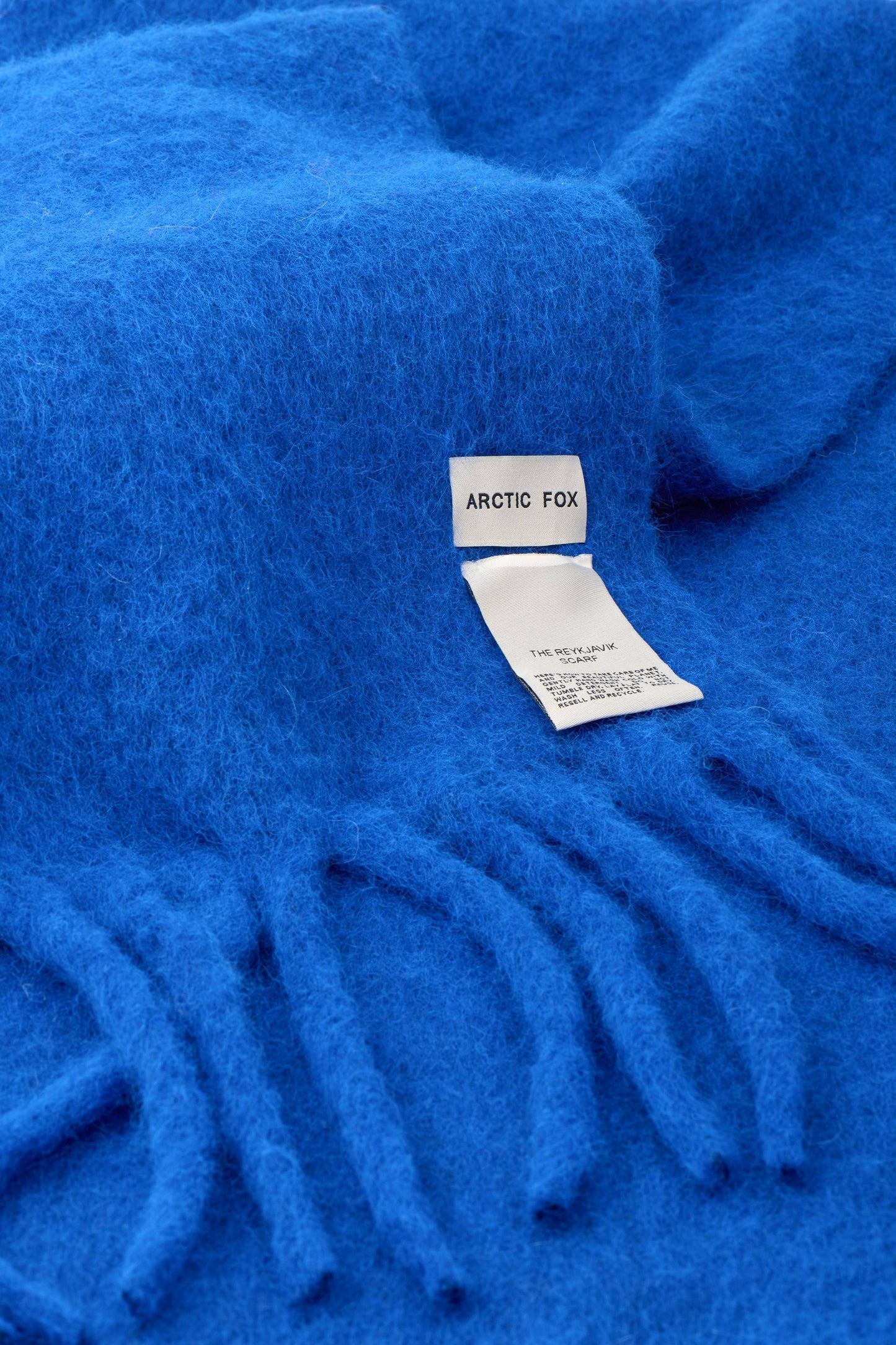 Ultra Soft Recycled Scarf | Electric Blue