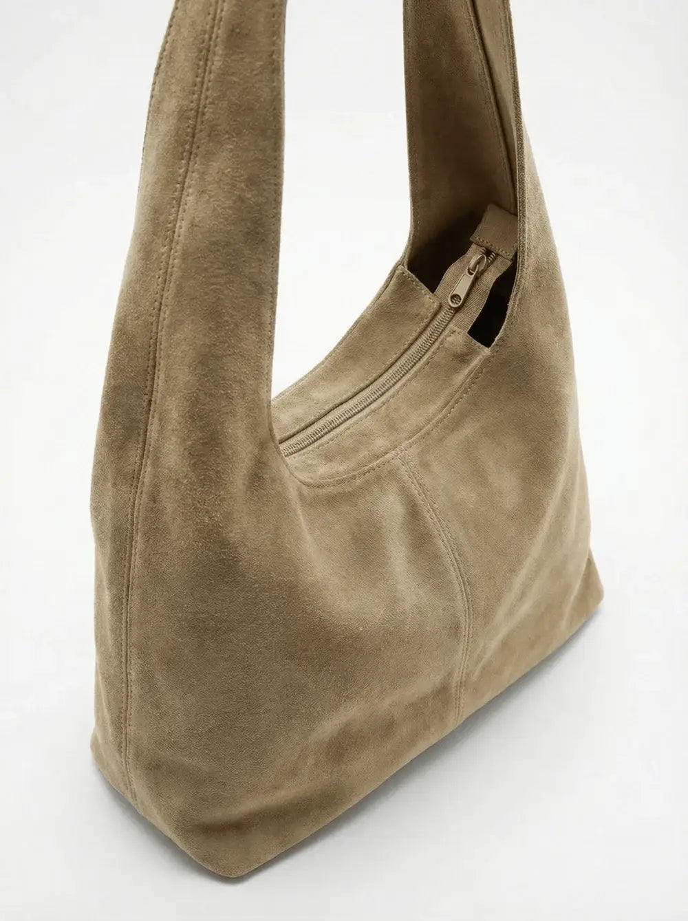 Italian Suede Hobo Bag