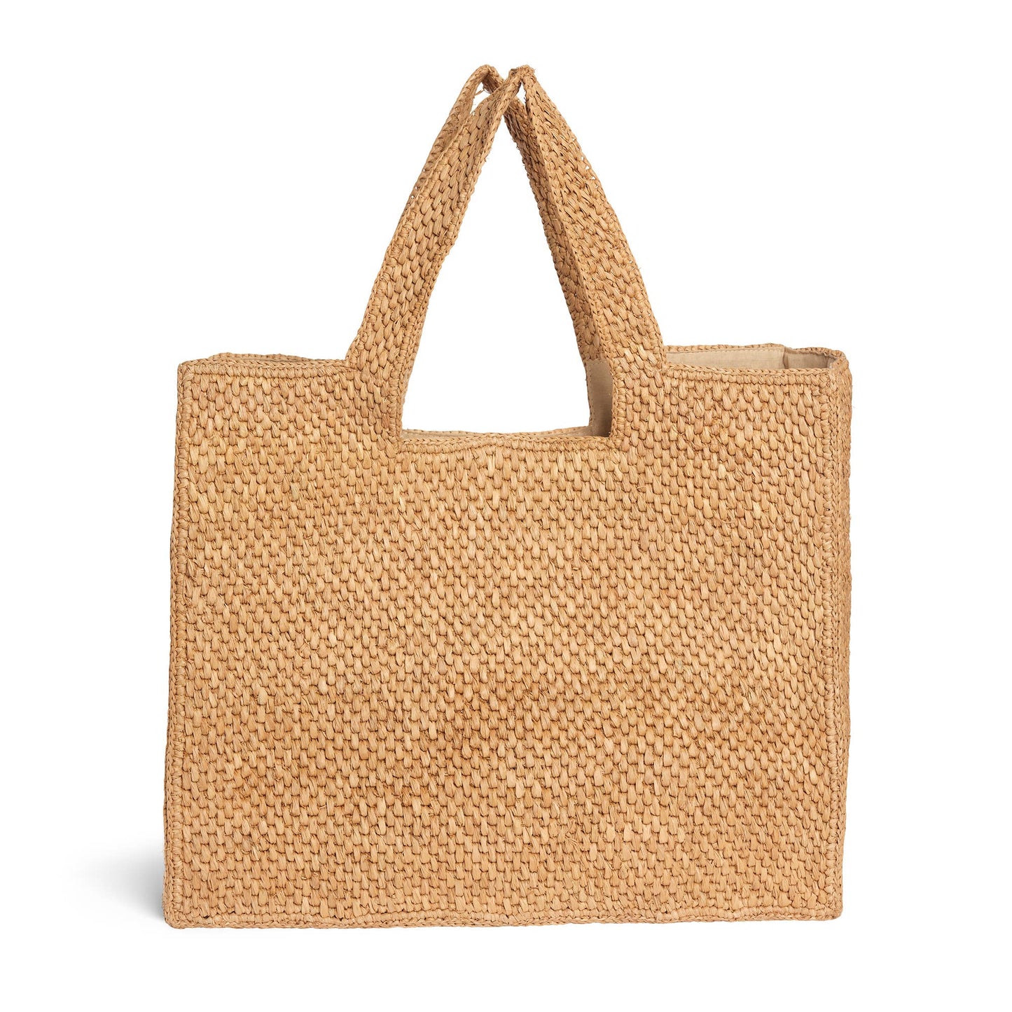 Raffia Basket Square Shape - Natural