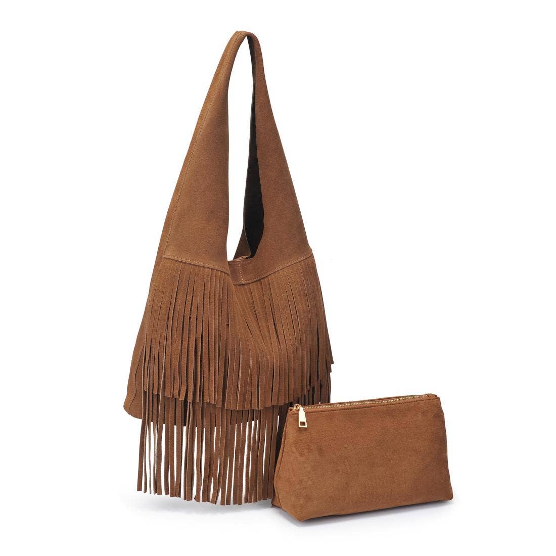 Bohemian Fringe Handbag | Hazelnut