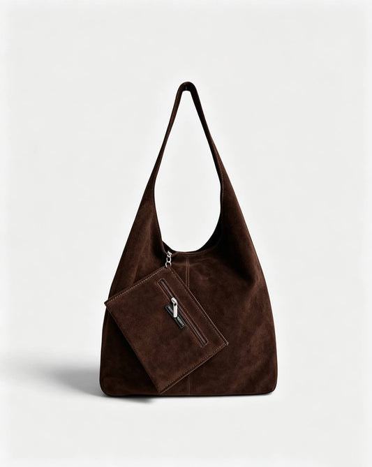 Italian Suede Hobo Bag