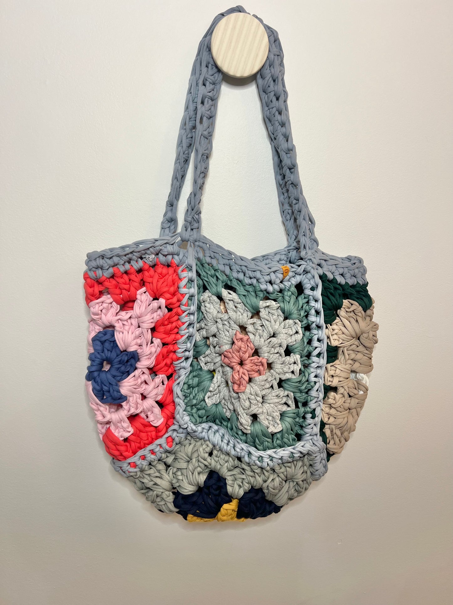 Handmade Granny Square Tote