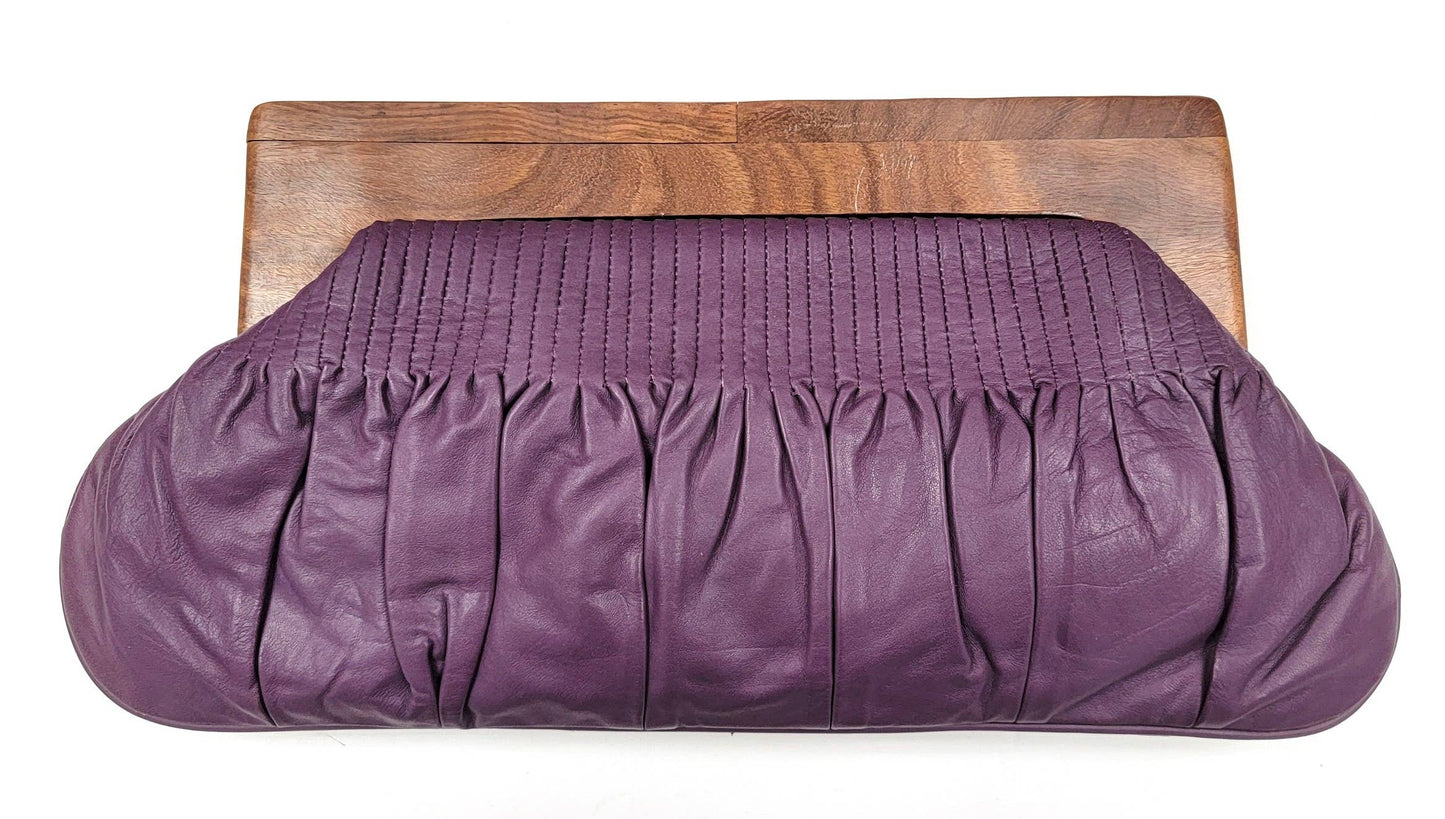 Clutch | Purple Leather