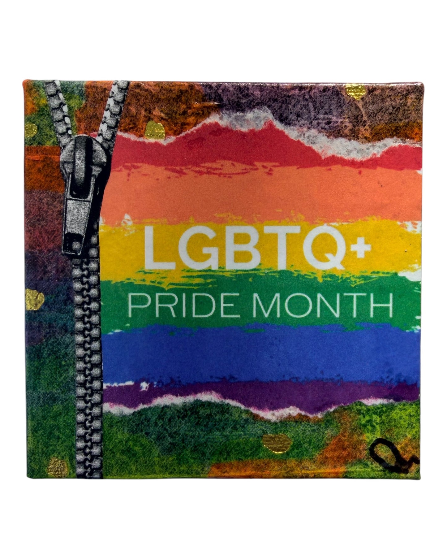 LGBTQ | Mixed Medium Collage on Canvas